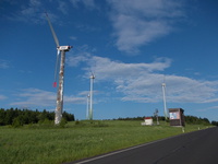 Windkraftanlagen am Klínovec