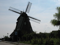Windmühle in Dorf Mecklendorf