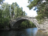 Kämmenniemi, alte Brücke