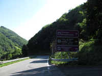 Straße zum Ibaneta-Pass