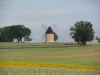 Windmühle bei Auvillar