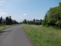 Abzweig Radweg bei Dlouhá Louka