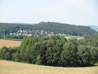 Blick nach Oelsnitz (Aussichtsturm)